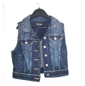 Women's Jean Denim Jacket Vest